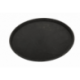 Plateau antidérapant noir rond - Ø40,5 cm