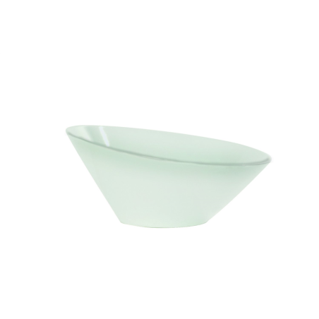 Bol à salade incliné - 18x18x8,4 cm - blanc