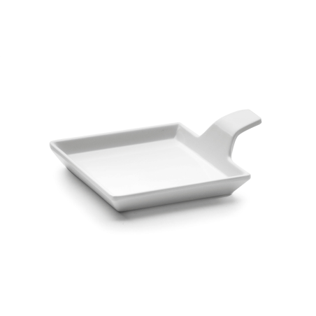 Coupelle mélamine blanche - 9,5x9,5 cm