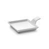 Coupelle mélamine blanche - 9,5x9,5 cm