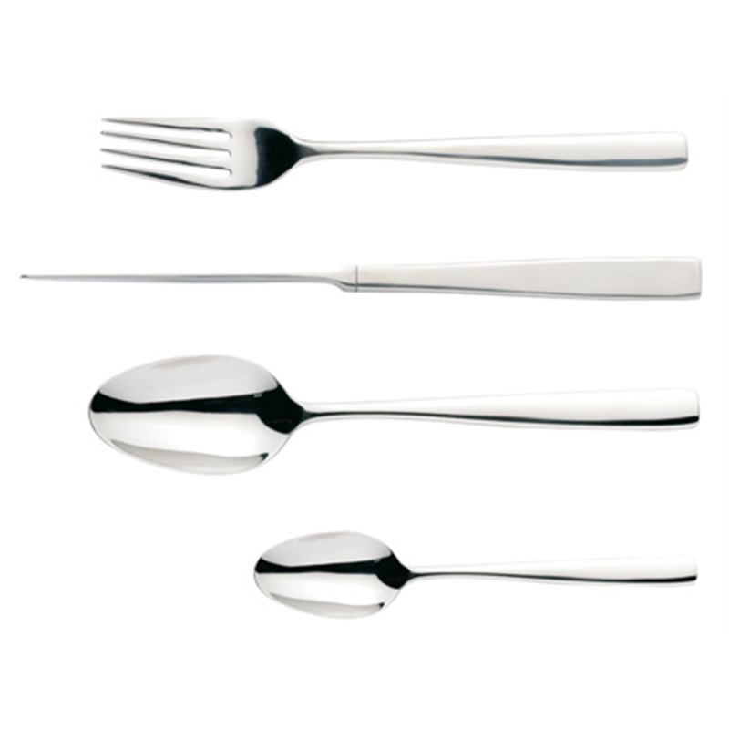 Couteau de table Atlantis - inox 18/10 - Ep. 4 mm - Poli miroir - version lame verticale