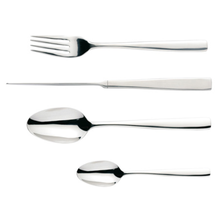 Couteau de table Atlantis - inox 18/10 - Ep. 4 mm - Poli miroir - version lame verticale