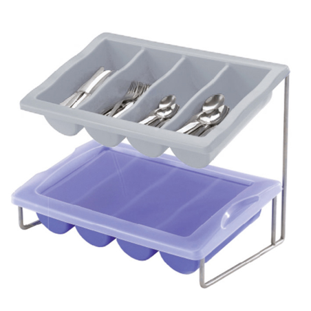 Support fil inox Ø1 cm pour ramasse couverts GN 1/1