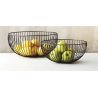 Corbeille à fruits noire - Ø30x13 cm