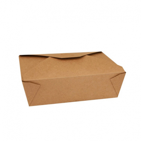 Boîte à déjeuner 22,8x12,4x7,8 cm en kraft brun