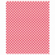 Papier alimentaire carreaux rouge / blanc - 31x31 cm