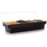 Boîte à 4 compartiments - 50x16x9 mm - bacs 750 ml