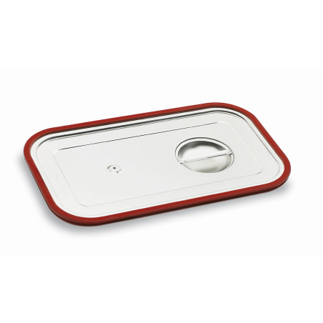 Couvercle étanche joint en silicone GN 1/2 plein - 325x265 mm