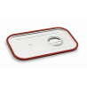 Couvercle étanche joint en silicone GN 1/3 plein - 325x176 mm