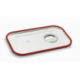Couvercle étanche joint en silicone GN 1/4 plein - 265x162 mm