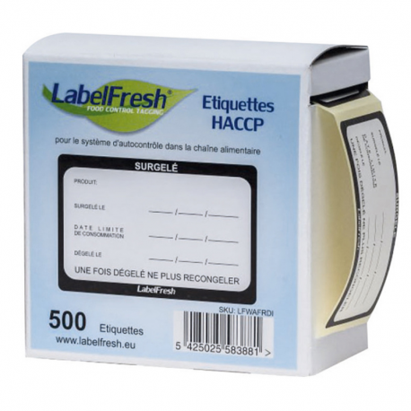 Etiquette LabelFresh Labels surgelés - 70x45 mm