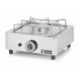 Réchaud 1 feu - acier inox - 6 kW - conso : G20 0,64 m3/h G30/31 494/394 g/h - 385x385x205 mm