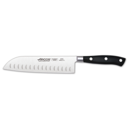 Couteau santoku Riviera Lame 18cm acier Nitrum 100% forgé
