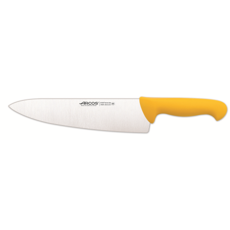 Couteau de cuisine Lame 25cm Série 2900 polypro jaune