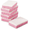 Eponge tampon blanc/rose - cellulose