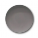 Assiette plate en porcelaine - Ø 21 cm - grise