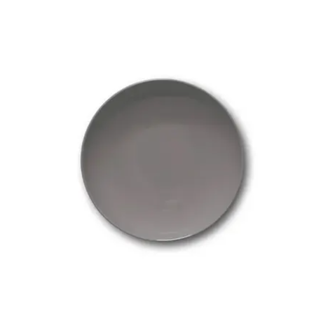 Assiette plate en porcelaine SEVILLE - Ø 21 cm - grise