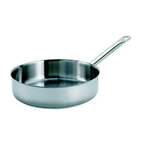 Sauteuse Ø 28cm en inox sans couvercle contenance 5 L