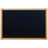 Ardoise murale rectangulaire Woody - teck - 60x80 cm