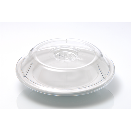 Cloche couvre-assiettes ronde copolyester Ø23,8x4,5 cm jusqu'à 90°c
