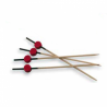 Pique noir et palet rouge - 12 cm