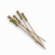 Pique bambou perle naturelle - 12 cm