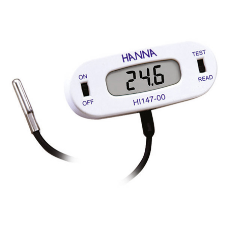 Thermomètre contrôle continu - étendue de -50 à 90°C -93x39x31 mm