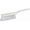 Balayette droite fleuré - blanc - 29 cm