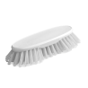 Brosse à main 21cm - blanc - 21x6x5 cm - ovale