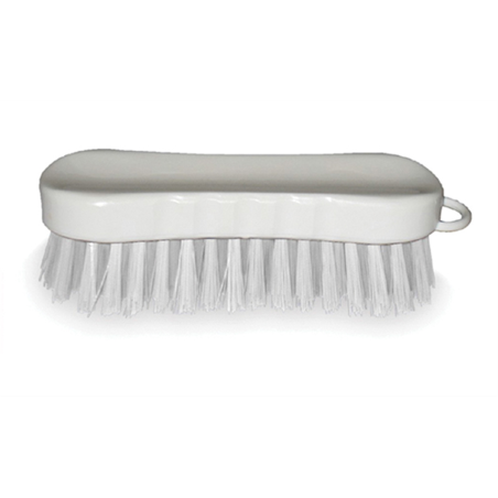 Brosse à main 21cm - blanc - 21x6x5 cm