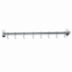 Penderie murale inox - 12 crochets