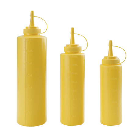Flacon doseur sauce - 70 cl - jaune