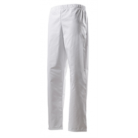 Pantalon mixte Goyave blanc - polyester et coton - ceinture élastiquée