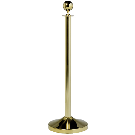 Tête sphérique - Ht 100 cm - laiton brillant (or)