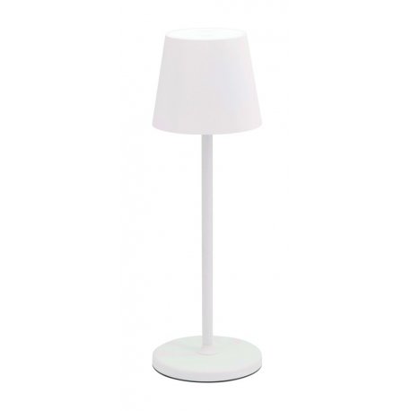 Lampe Féline LED blanche - Ø11x38 cm