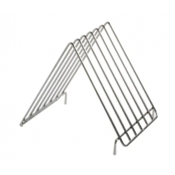 Range planches en inox pour 6 emplacements 33 x 26 x 27 cm