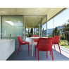 Chaise Air - rouge - 3,7 kg - hauteur assise 44 cm - 50x60x82 cm