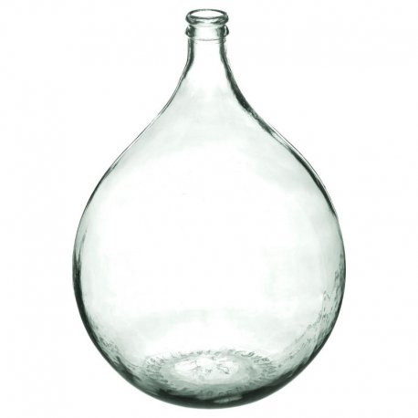 Dame Jeanne - en verre recyclé transparent - Ø40x56 cm