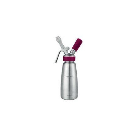 Siphon inox froid et chaud - jusqu'à 70° - 1L - 14x9,5x37 cm