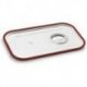 Couvercle étanche en silicone GN 1/2 plein pour bac gastronorme plein inox - 325x265 mm