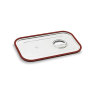 Couvercle étanche en silicone GN 1/3 plein pour bac gastronorme plein inox - 325x176 mm