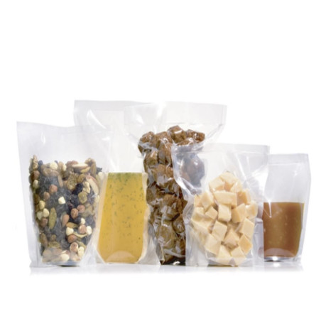 Sac rétractable cuisson sous-vide - soudure latérale de fond - 200x500 mm