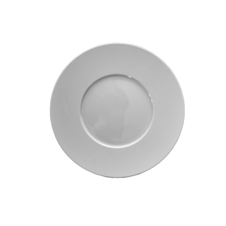 Assiette à dessert Velours 23cm col. Blanc