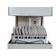 Lave-vaisselle électronique L305-dy 60 casiers/h - 3 cycles de lavage - Surchauffeur 9kW - 670x765x1700 mm