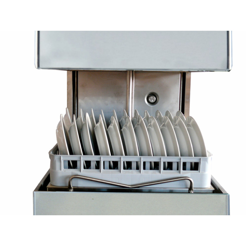 Lave-vaisselle électronique L305-dy 60 casiers/h  - 3 cycles de lavage - Surchauffeur 9kW - 670x765x1700 mm