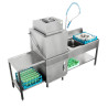 Lave-vaisselle électronique L305-dy 60 casiers/h  - 3 cycles de lavage - Surchauffeur 9kW - 670x765x1700 mm