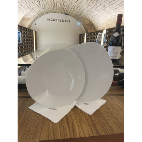Assiette plate French Riviera 27cm col. Blanc