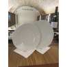 Assiette plate French Riviera 27cm col. Blanc