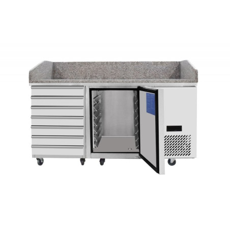 Meuble à pizza -2 à +8°C 1 porte en 380L