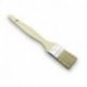 Pinceau pâtisserie poils pure soie 44x40mm - virole inox - manche polypro